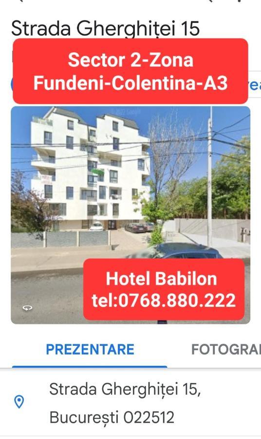 Hotel Babilon Bucharest Exterior photo